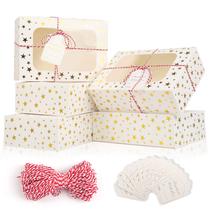 Bakery Boxes CHOUNYEE Gold Cookie 24 unidades 23x15x8cm com janela