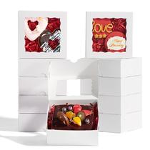 Bakery Boxes JCXGRVC, pacote de 20 para 4 mini bolos de chocolate