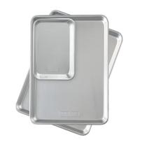 Bakeware Nordic Ware Naturals, conjunto de duas meias folhas com 1/8 de folha