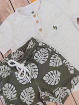 BAKULELE CONJUNTO BATA C/PEITILHO/BERMUDA Verde BAKULELE CONJUNTO BATA C/PEITILHO/BERMUDA Verde