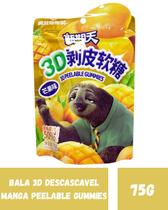 Bala 3d descascavel manga peelable gummies 75g Bala 3d descascavel manga peelable gummies 75g