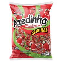 Bala Azedinha Mastigável Sabor Morango Cory Pacote 500g