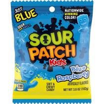 Bala Azedinha Sour Patch kids Sabor RASPBERRY Sachê 100g