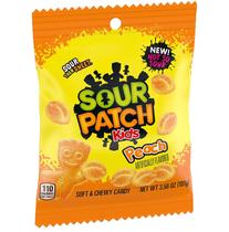 Bala Azedinha Sour Patch kits Peach Sabor Pêssego 101g