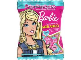 Bala Barbie Morango Mastigável Pacote 600g - Riclan