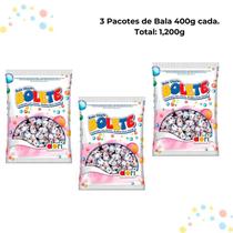 Bala Bolete Vem com Chiclete Sabor Tutti-Frutti Kit 1200g