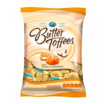 Bala Butter Toffees De Caramelo Sabor Coco 100g