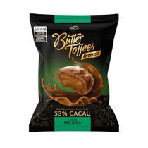 Bala Butter Toffees Intense Arcor Sabor Menta Recheio de Chocolate 53% Cacau 90g
