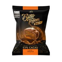 Bala Butter Toffees Intense Arcor Sabor Trufa com Recheio Chocolate 53% Cacau 90g