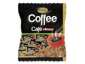 Bala Café Coffee Pocket Cremosa Pacote 500g - Riclan