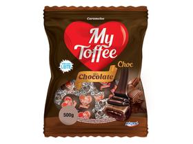 Bala Caramelo My Toffee Chocolate Recheio Chocolate 500g