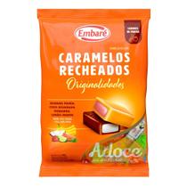 Bala caramelo recheado originalidades sortidos 600g embaré