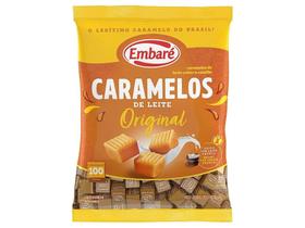 Bala Caramelos de Leite Embaré C/100 Unid - 660g Bala Caramelos de Leite Embaré C/100 Unid - 660g