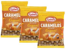 Bala Caramelos de Leite Embaré C/ 100u 660g - 3 Pacotes Bala Caramelos de Leite Embaré C/ 100u 660g - 3 Pacotes