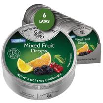 Bala CAVENDISH Frutas Sortidas 175g (6 Latas) - Sem Açúcar