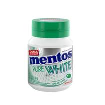Bala Chiclete Mentos pure white spearmint com 1Un