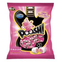 Bala Chiclete Poosh sabor Tutti Frutti Arcor Pacote 500g