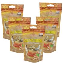 Bala Com Gengibre E Mel & Própolis 60G Kit Com 5 - Prodapys Bala Com Gengibre E Mel & Própolis 60G Kit Com 5 - Prodapys