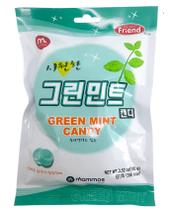 Bala Coreana Green Mint Sabor Chá Verde E Menta Mammos 100g