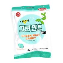Bala Coreana Green Mint Sabor Chá Verde E Menta Mammos 100G