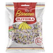 Bala de Banana Oliveira Pacote 500g Bala de Banana Oliveira Pacote 500g