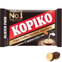 Bala de Café Kopiko Cappuccino 32g Blister 8 Balas - Dorama