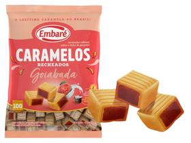 Bala de Caramelo Recheio Goiabada 660g - Embaré