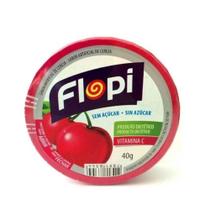 Bala de Cereja Sem Açúcar Flopi 40g