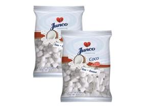 Bala de Coco Junco Tradicional 400g - 2 Pacotes