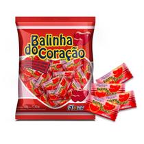Bala De Coração Florestal Morango com Leite Condensado 500G