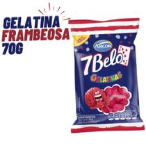 Bala de Gelatina 7Belo Framboesa 70g - Arcor