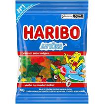 Bala De Gelatina Aviões Haribo 80g