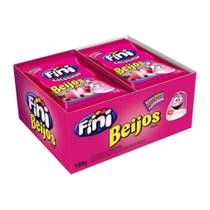 Bala de Gelatina Beijos de Morango Fini - 180g Bala de Gelatina Beijos de Morango Fini - 180g
