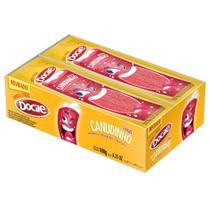 Bala de Gelatina Canudinho Ácido Morango - 180g