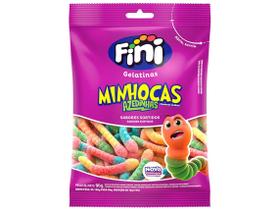 Bala de Gelatina Cítrica Minhoca FINI 100g