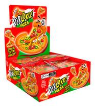 Bala De Gelatina Fast Food Pizza Sabor Tutti Frutti Com 24 Un