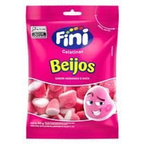 Bala de Gelatina Fini Beijos Sabor Morango e Nata 80g Bala de Gelatina Fini Beijos Sabor Morango e Nata 80g