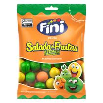 Bala de Gelatina Fini Chicle Salada de Frutas Azedinha Sabores Sortidos 80g