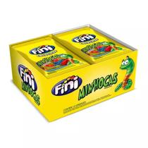 Bala De Gelatina Fini Minhocas Brilho Caixa Com 12 Unidades de 15g