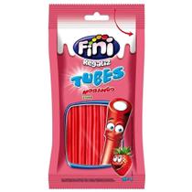 Bala de Gelatina FINI TUBES MORANGO - 80gr