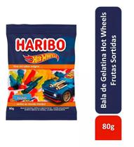 Bala De Gelatina Frutas Hot Wheels Haribo 80g