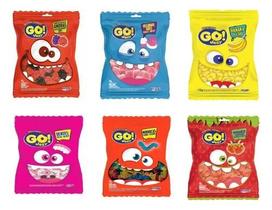 Bala de gelatina go jelly 70g 3 unidades sortidas