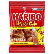 Bala de Gelatina Haribo Happy Cola Sabor de Cola 80g Bala de Gelatina Haribo Happy Cola Sabor de Cola 80g