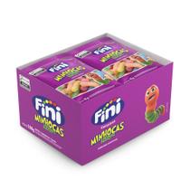 Bala de Gelatina Minhocas Azedinha Mini Fini 12 Pacotes de 15g cada Bala de Gelatina Minhocas Azedinha Mini Fini 12 Pacotes de 15g cada