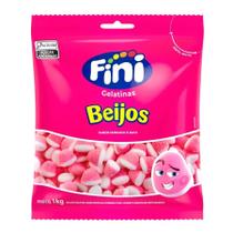 Bala de Gelatina Mini Beijos 1kg