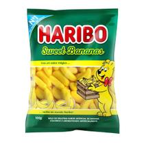 Bala de gelatina sabor Sweet Bananas Haribo 90G