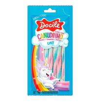 Bala de Gelatina Unicórnio Morango Tubes Docile - 70g