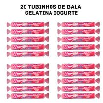Bala De Gelatina Yogurte100 Snack Morango E Creme Sem Glúten Bala De Gelatina Yogurte100 Snack Morango E Creme Sem Glúten