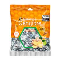 Bala de Gengibre Assiflora Sabor Própolis, Mel e Limão 38g Bala de Gengibre Assiflora Sabor Própolis, Mel e Limão 38g