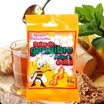 Bala de gengibre própolis e mel 45g - apiário pinhalzinho